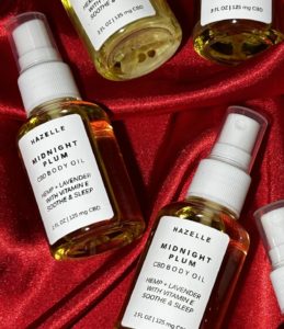 Body Oils, Hemp Infused Body Oil, Hazelle Body Oils, Bath & Body